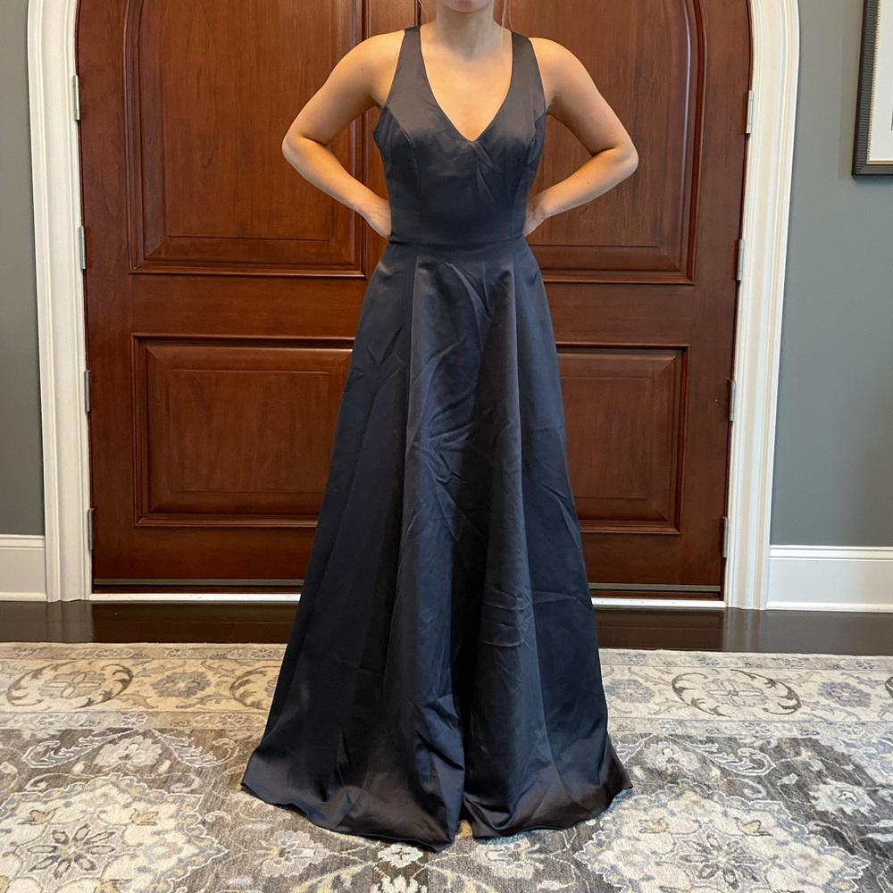 Totally mis-sized formal gown